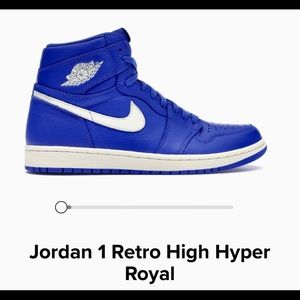 Jordan Retro 1 High Hyper Royal!